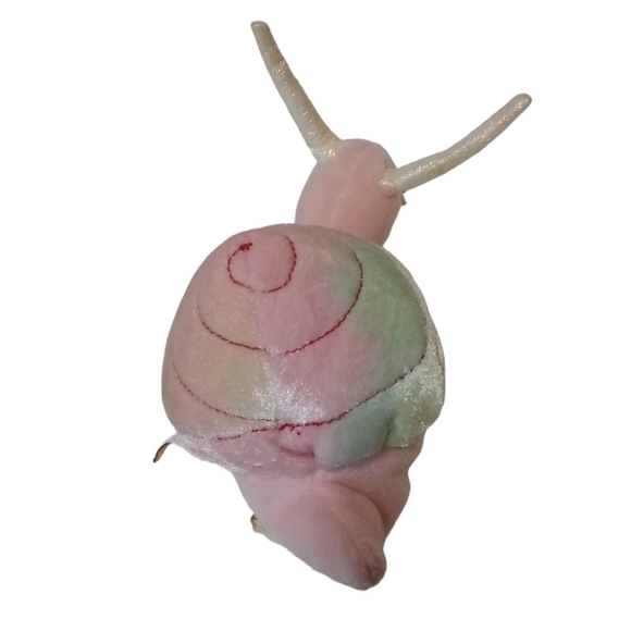 Ty Beanie Baby Babies SWIRLY The SNAIL Stuffed Animal Plush 1999 - Picture 2 of 2